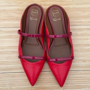 Red Malone Souliers Maureen flats Size 38/7.8